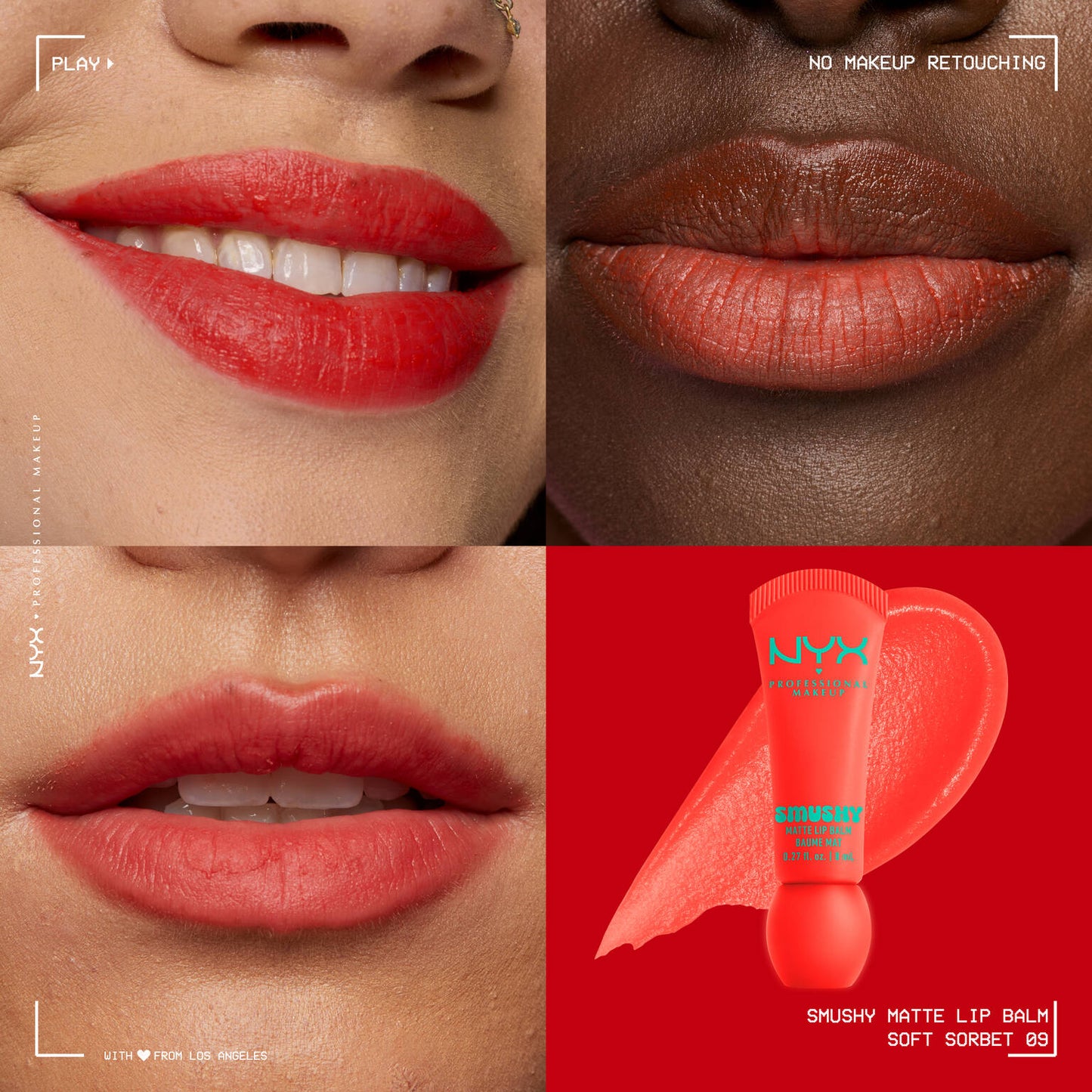 Smushy matte lip balm soft sorbet