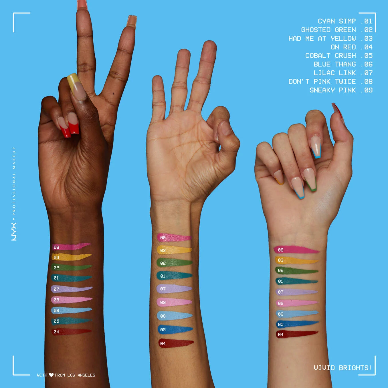 VIVID BRIGHTS LIQUID LINER cyan simp