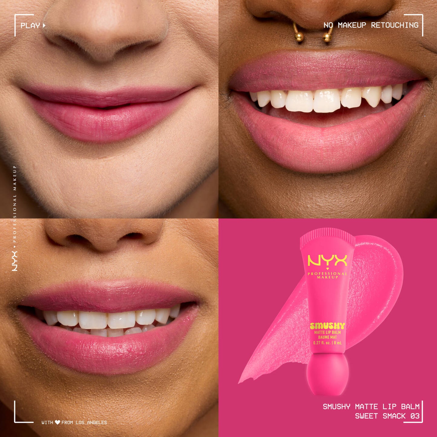 Smushy matte lip balm sweet smack