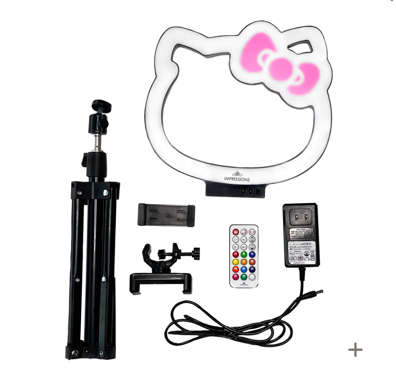 Hello Kitty® Supercute 10” RGB Desktop Ring Light with Tripod