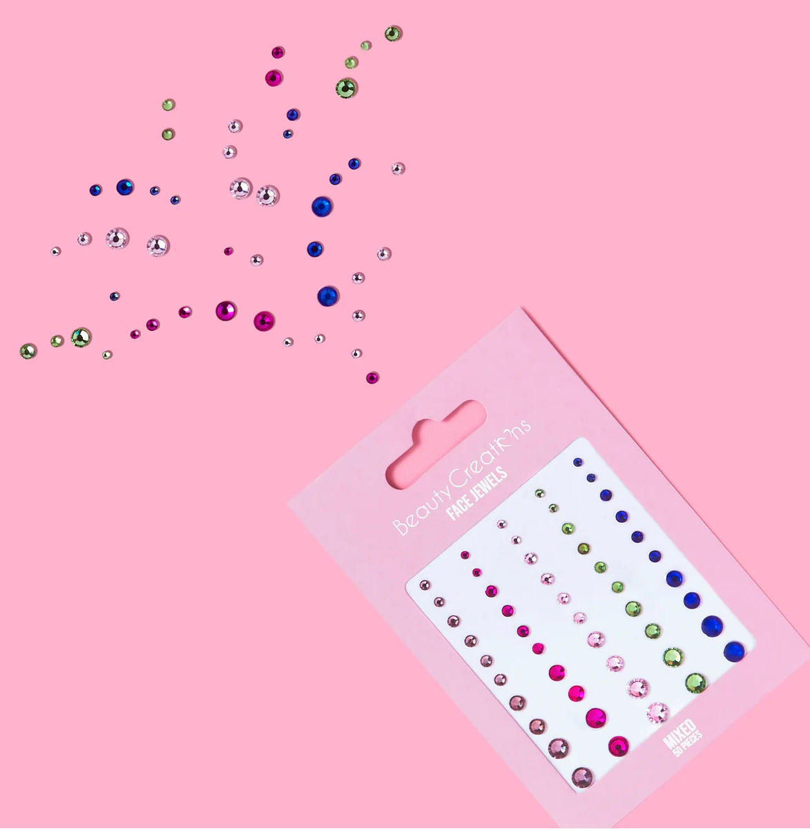 Mixed Color Face Jewels