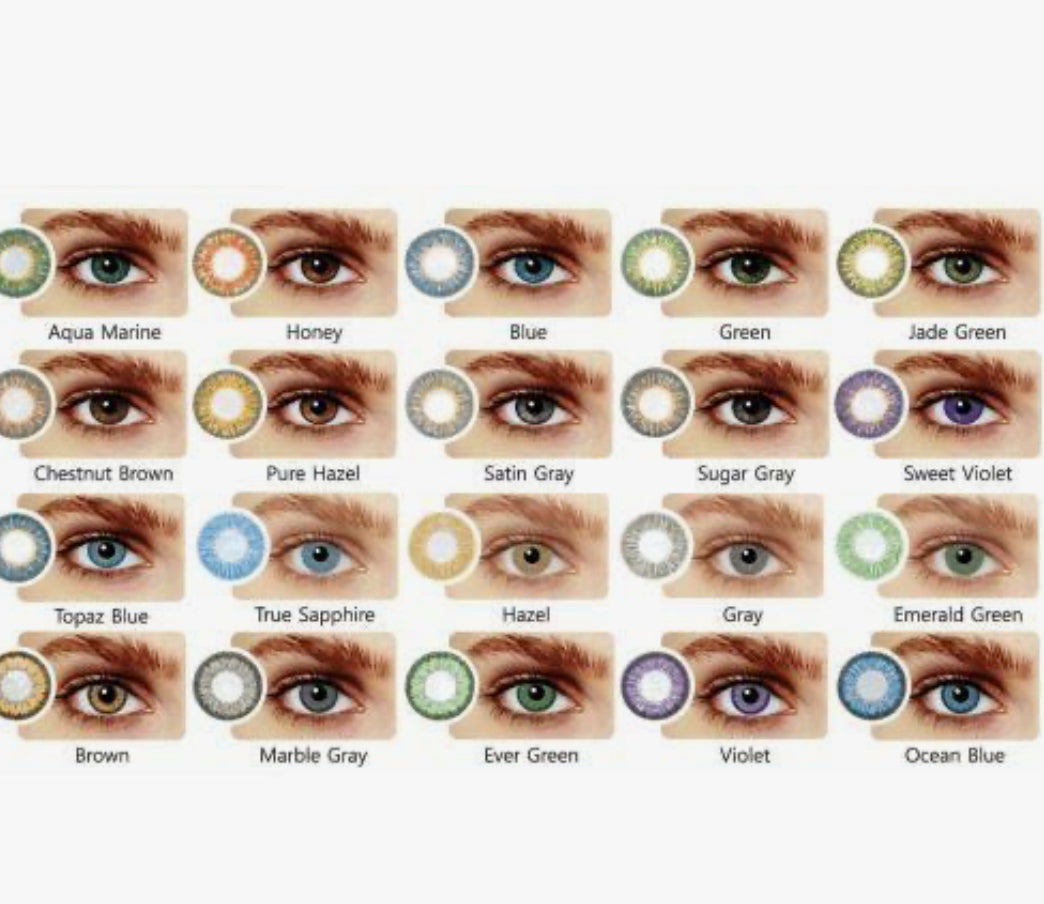 emerald green color contacts