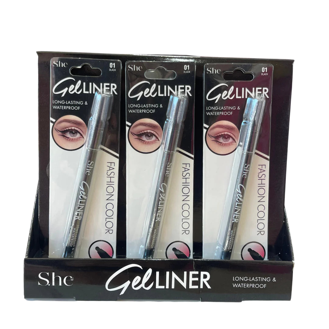 she makeup gel liner (01 Black)