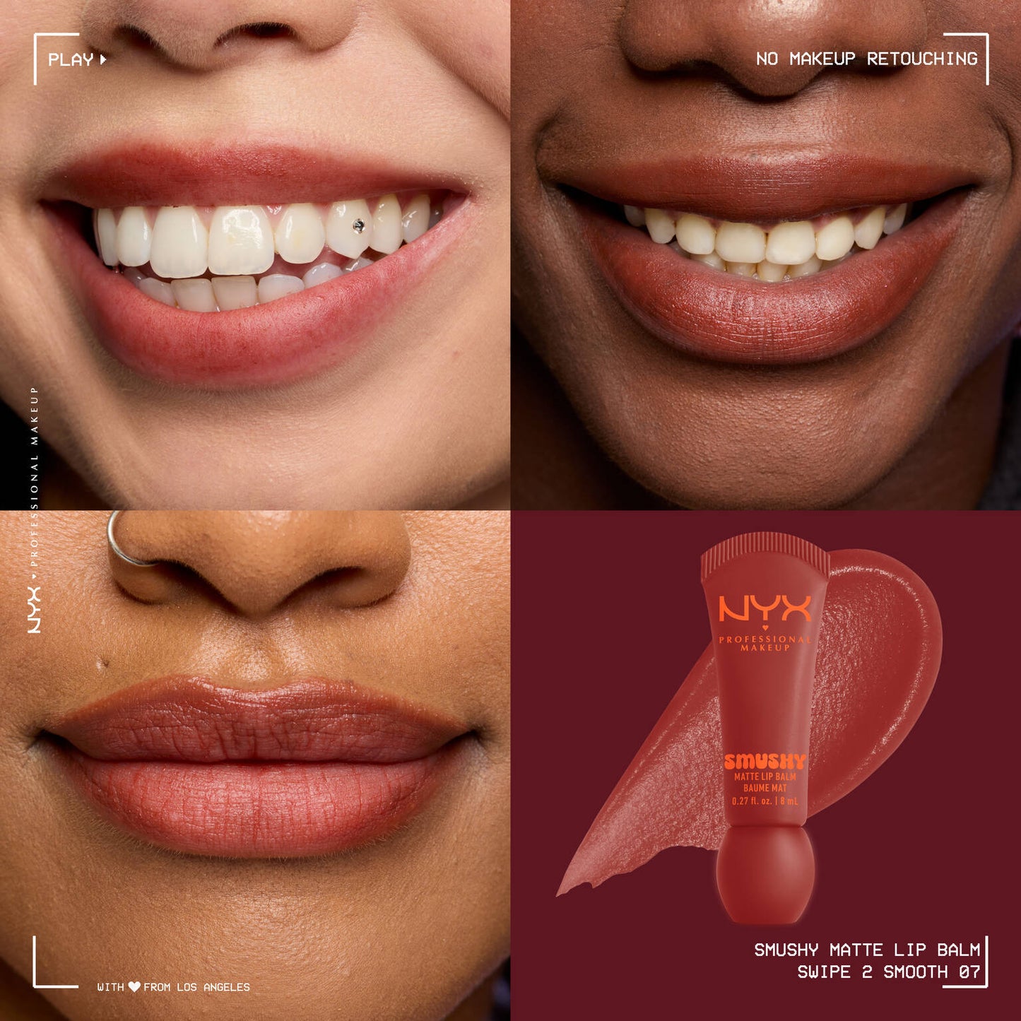 Smushy matte lip balm swipe 2 smooth