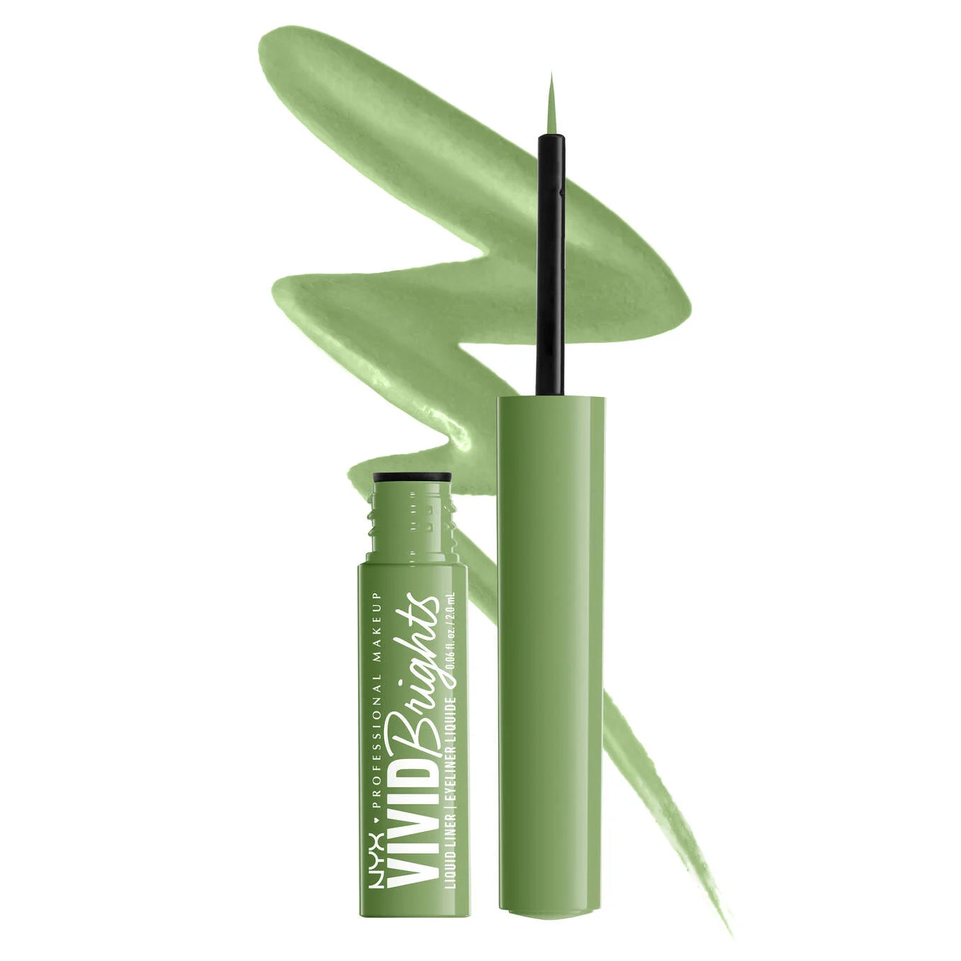 VIVID BRIGHTS LIQUID LINER ghosted green