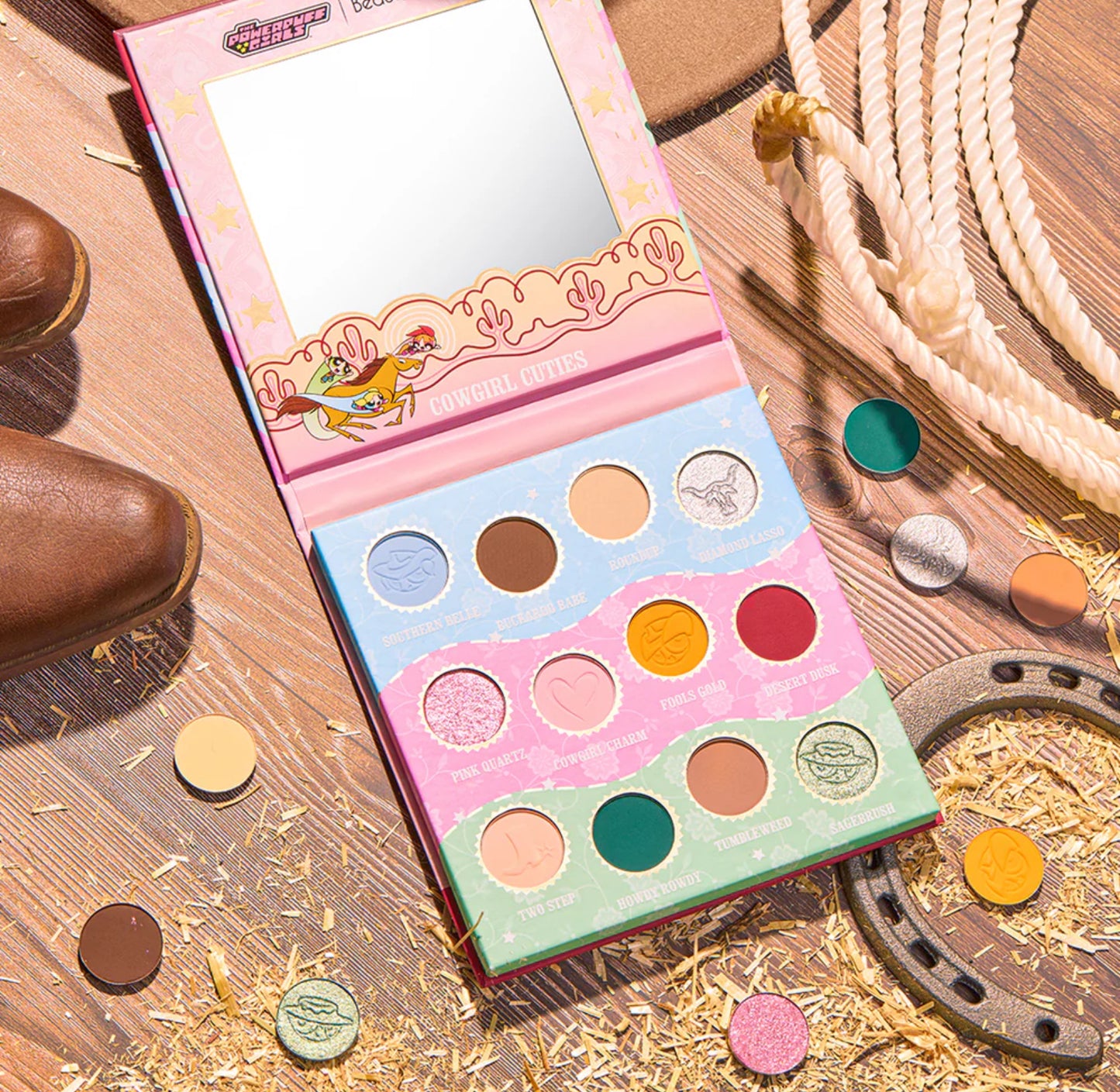 THE POWERPUFF GIRLS "COWGIRL CUTIES" SHADOW PALETTE