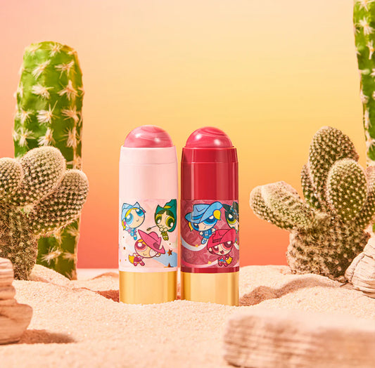 THE POWERPUFF GIRLS "PRETTY DESPERADOS" BLUSH STICK SET