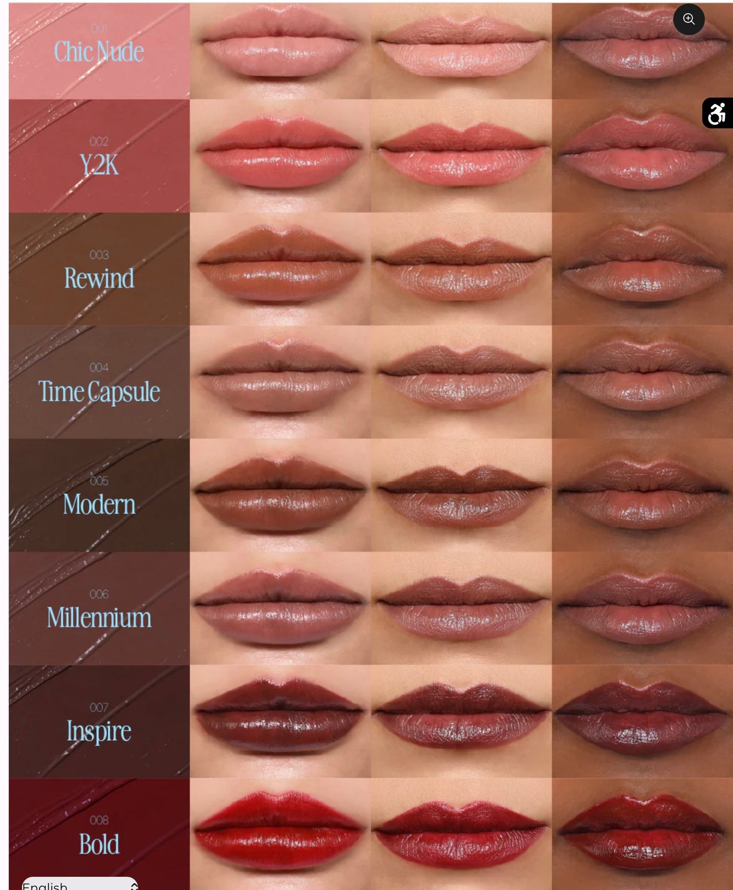 CHIC SATIN LIPSTICK (008, BOLD)