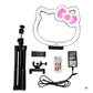 Hello Kitty® Supercute 10” RGB Desktop Ring Light with Tripod