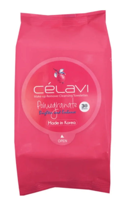 Celavi Makeup wipes Pomegranate