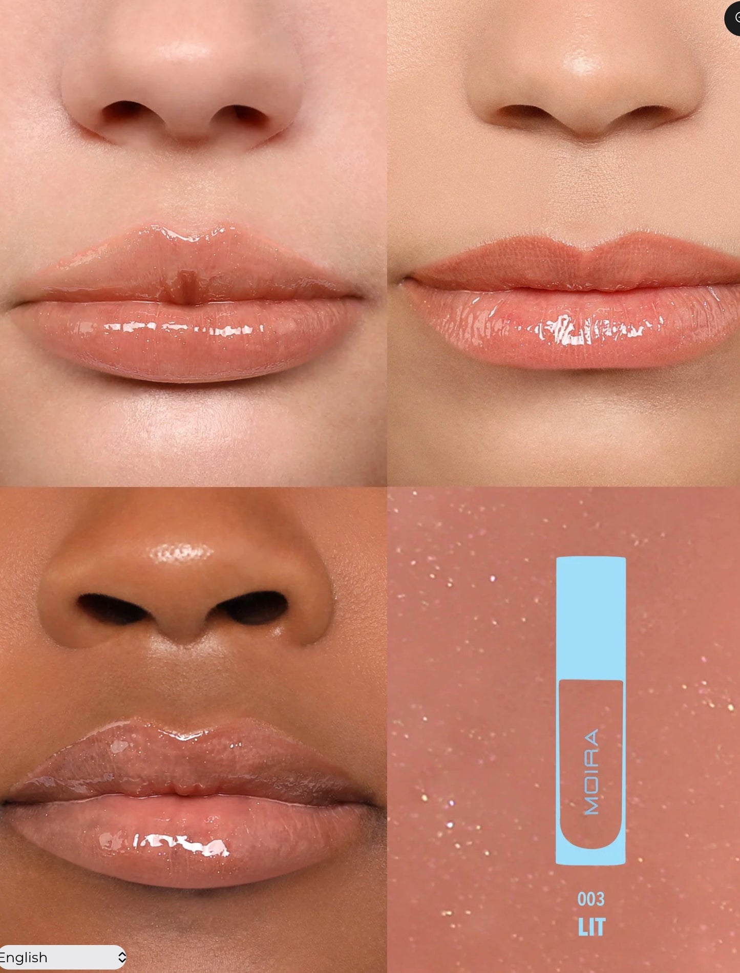 LIP CHIC SHIMMER GLOSS (003, LIT)