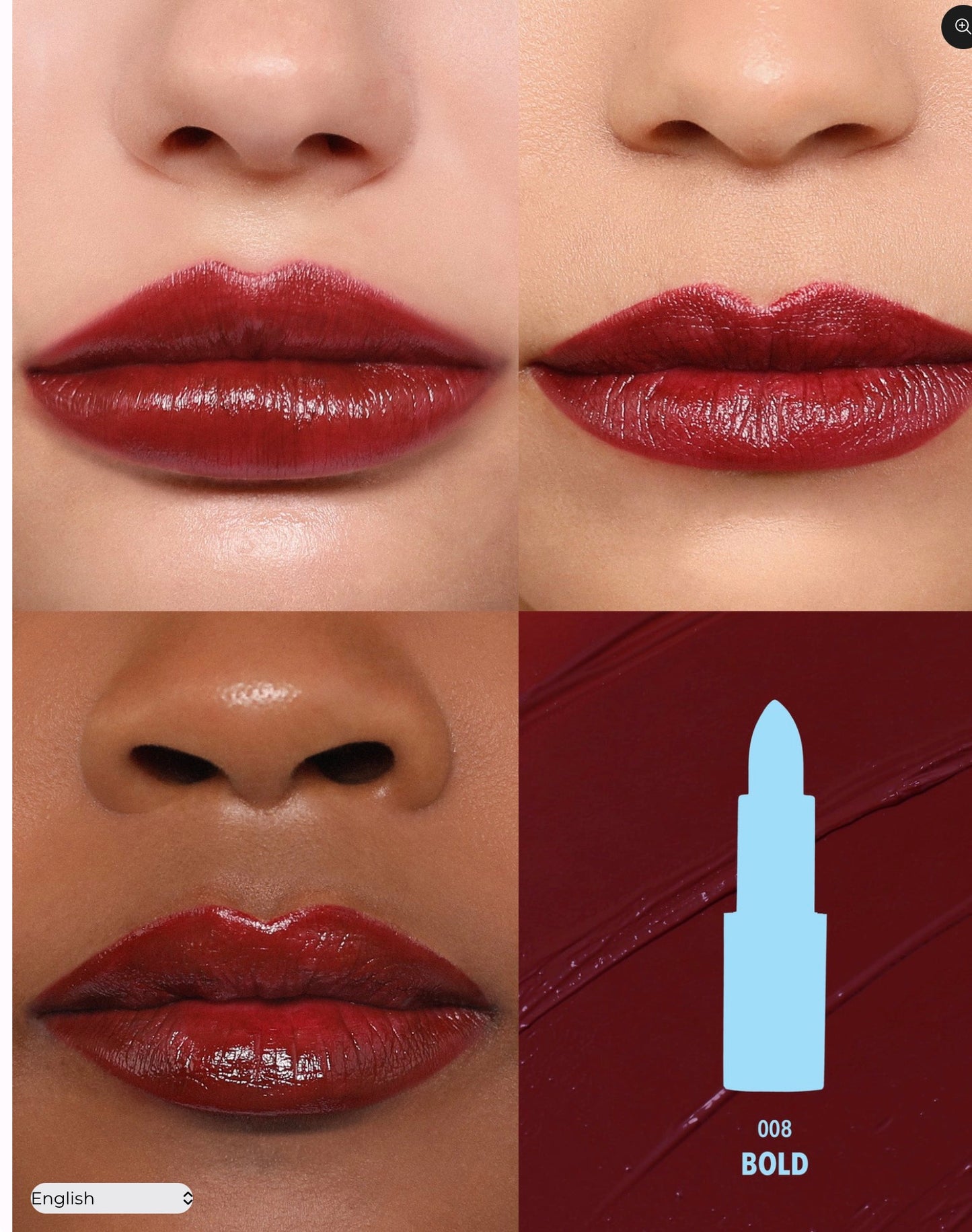 CHIC SATIN LIPSTICK (008, BOLD)