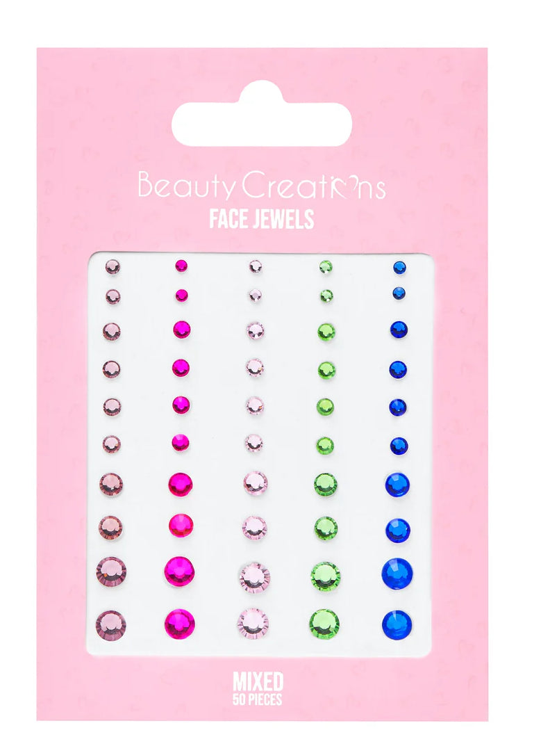 Mixed Color Face Jewels