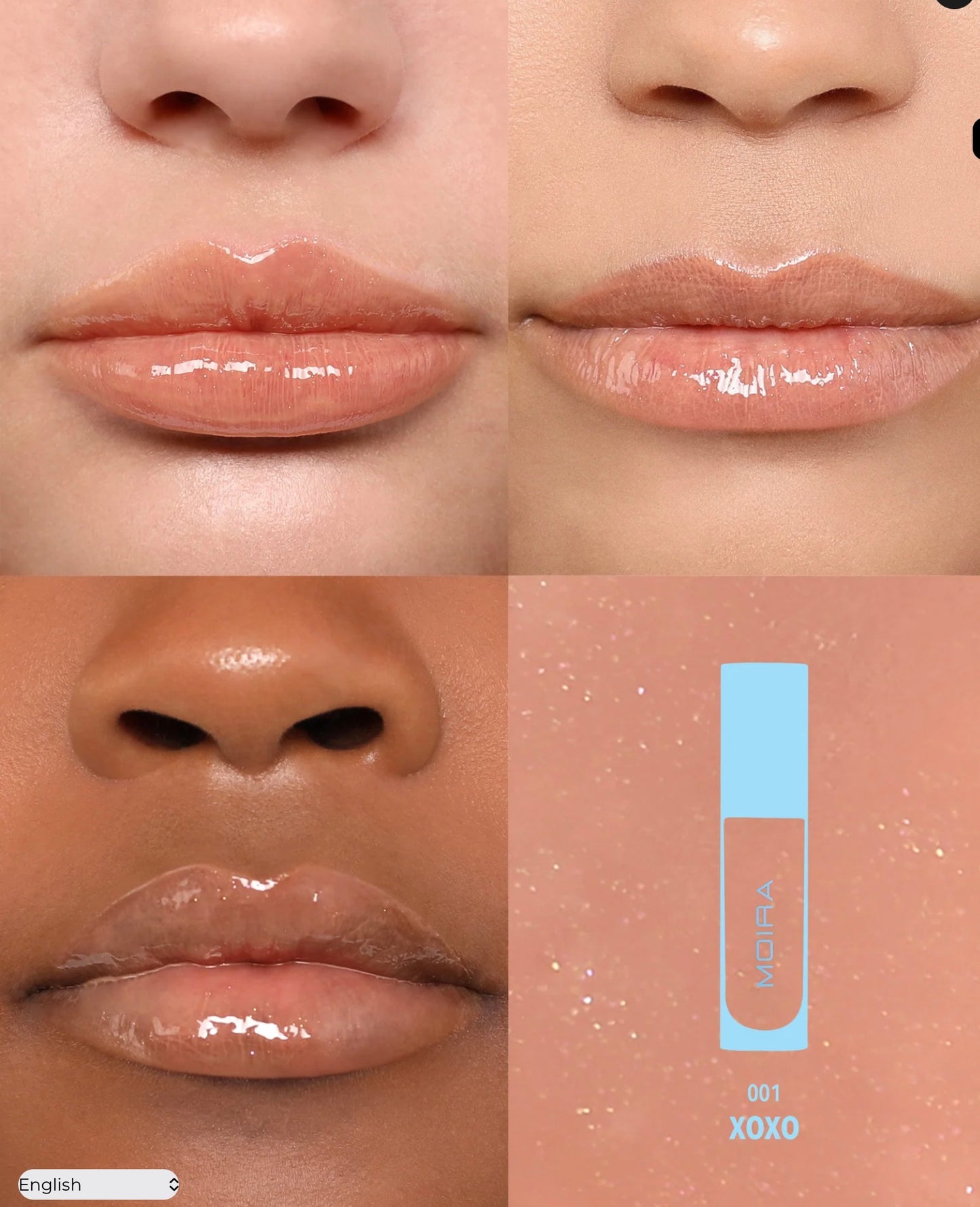 LIP CHIC SHIMMER GLOSS (001, XOXO)