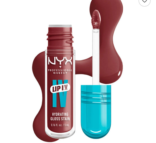 LIP I.V. HYDRATING LIP GLOSS STAIN drippin in rose