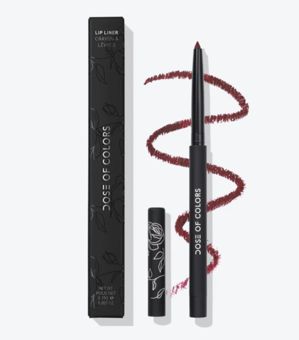 DOSE OF COLORS - 10 YEAR BLACK ROSE LIP LINER